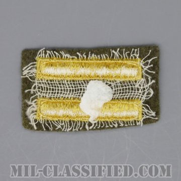海外勤務(派遣)章 2連(勤続1年)（Overseas Service Bar）[ウール・フェルト生地/パッチ/中古1点物]の画像