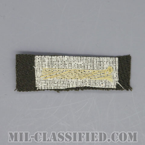 海外勤務(派遣)章 1連(勤続6ヶ月)（Overseas Service Bar）[ギャバジン生地/モール刺繍/パッチ/1点物]の画像