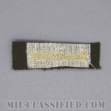 海外勤務(派遣)章 1連(勤続6ヶ月)（Overseas Service Bar）[ギャバジン生地/モール刺繍/パッチ/1点物]の画像