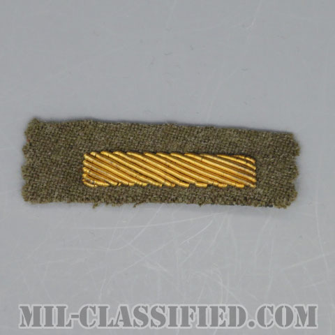 海外勤務(派遣)章 1連(勤続6ヶ月)（Overseas Service Bar）[ウール生地/モール刺繍/パッチ/1点物]の画像