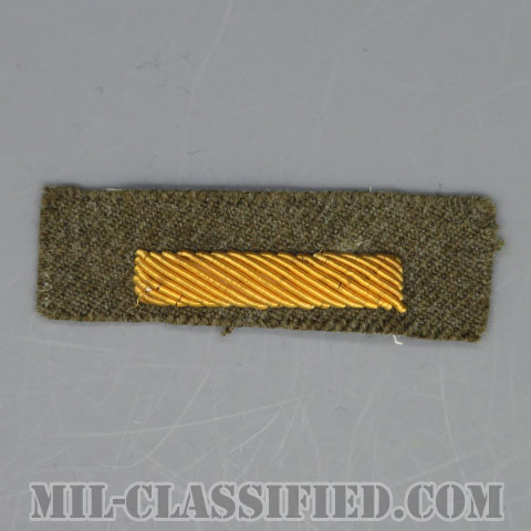 海外勤務(派遣)章 1連(勤続6ヶ月)（Overseas Service Bar）[ウール生地/モール刺繍/パッチ/1点物]の画像