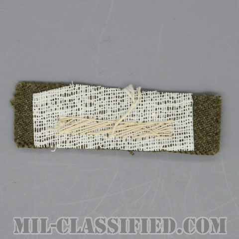 海外勤務(派遣)章 1連(勤続6ヶ月)（Overseas Service Bar）[ウール生地/モール刺繍/パッチ/1点物]の画像