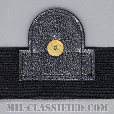 アメリカ海軍制帽用帽章 (下士官E1-E6用) マウントバンド付（Navy Service Cap Device, Band & Mount, Enlisted）[カラー/1973年ロット/バッジ]の画像