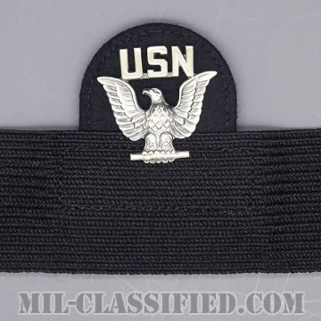 アメリカ海軍制帽用帽章 (将校用)（Navy Service Cap Device