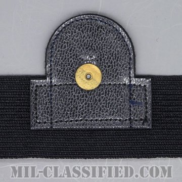 アメリカ海軍制帽用帽章 (下士官E1-E6用) マウントバンド付（Navy Service Cap Device, Band & Mount, Enlisted）[カラー/1973年ロット/バッジ]の画像