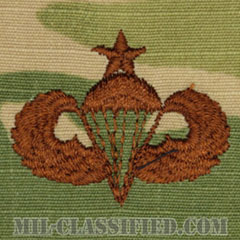 空挺章 (シニア)（Parachutist Badge, Senior, Senior）[OCP/ブラウン刺繍/パッチ]の画像