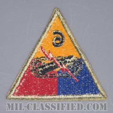 第6機甲師団（6th Armored Division）[カラー/カットエッジ/パッチ/中古1点物]の画像