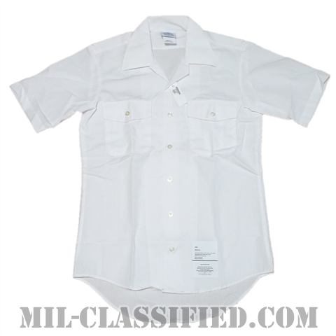 米海軍 サマーサービスユニフォーム 半袖ホワイトシャツ 男性下士官用（E7-E9 CPO）SMALLサイズ 2006年ロットの画像