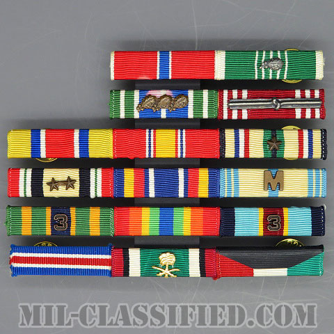 アメリカ陸軍リボン（略綬・略章・Ribbon）セット [バッジ/中古1点物]の画像