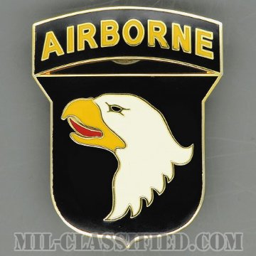 第101空挺師団（101st Airborne Division）[カラー/CSIB/ASU用バッジ/中古1点物]の画像