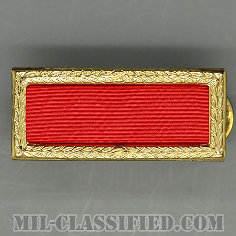 Army Meritorious Unit Commendation [リボン（略綬・略章・Ribbon）/ラージフレーム・バー付/陸軍用部隊表彰（Unit Award）/中古1点物]の画像