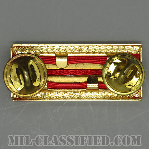 Army Meritorious Unit Commendation [リボン（略綬・略章・Ribbon）/ラージフレーム・バー付/陸軍用部隊表彰（Unit Award）/中古1点物]の画像