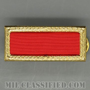 Army Meritorious Unit Commendation [リボン（略綬・略章・Ribbon）/ラージフレーム・バー付/陸軍用部隊表彰（Unit Award）/中古1点物]の画像
