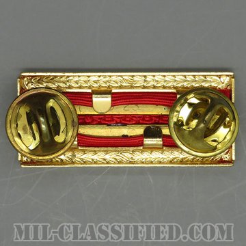 Army Meritorious Unit Commendation [リボン（略綬・略章・Ribbon）/ラージフレーム・バー付/陸軍用部隊表彰（Unit Award）/中古1点物]の画像