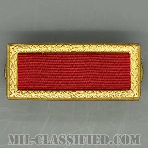 Army Meritorious Unit Commendation [リボン（略綬・略章・Ribbon）/ラージフレーム・バー付/陸軍用部隊表彰（Unit Award）/中古1点物]の画像