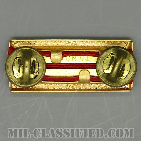 Army Meritorious Unit Commendation [リボン（略綬・略章・Ribbon）/ラージフレーム・バー付/陸軍用部隊表彰（Unit Award）/中古1点物]の画像