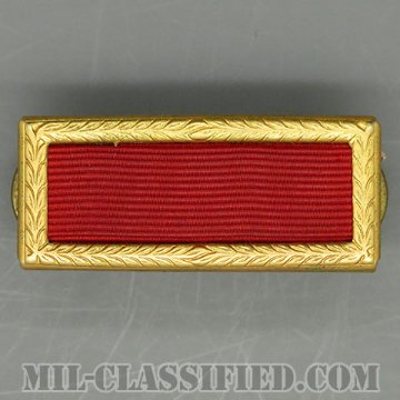 Army Meritorious Unit Commendation [リボン（略綬・略章・Ribbon）/ラージフレーム・バー付/陸軍用部隊表彰（Unit Award）/中古1点物]の画像