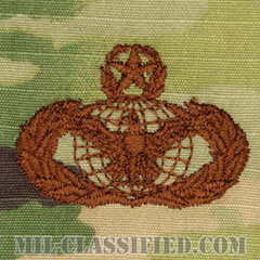 部隊防護章 (マスター)（Force Protection Badge, Master）[OCP/ブラウン刺繍/パッチ]の画像