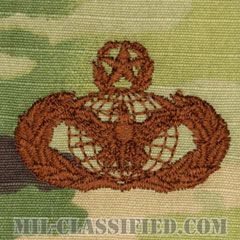 部隊防護章 (マスター)（Force Protection Badge, Master）[OCP/ブラウン刺繍/パッチ]画像
