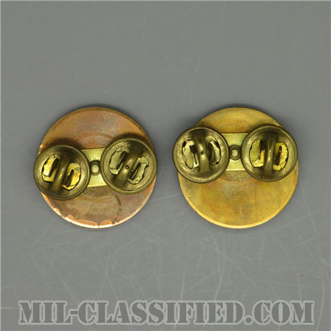 憲兵科章（Military Police Corps Branch and U.S. Letters）[カラー/兵科章U.S.章セット（下士官用）/バッジ/ペア（2個1組）/中古1点物]の画像