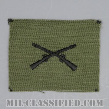 歩兵科章（Infantry Branch Insignia）[サブデュード/兵科章/1960s/コットン100％/パッチ/1点物]の画像
