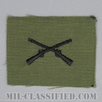 歩兵科章（Infantry Branch Insignia）[サブデュード/兵科章/1960s/コットン100％/パッチ/1点物]の画像