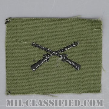 歩兵科章（Infantry Branch Insignia）[サブデュード/兵科章/1960s/コットン100％/パッチ/1点物]の画像