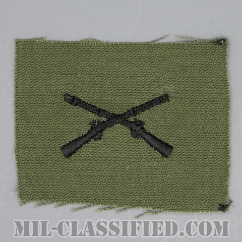 歩兵科章（Infantry Branch Insignia）[サブデュード/兵科章/1960s/コットン100％/パッチ/1点物]の画像