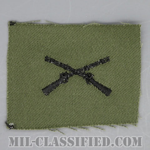 歩兵科章（Infantry Branch Insignia）[サブデュード/兵科章/1960s/コットン100％/パッチ/1点物]の画像