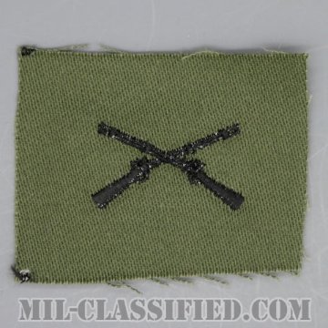 歩兵科章（Infantry Branch Insignia）[サブデュード/兵科章/1960s/コットン100％/パッチ/1点物]の画像
