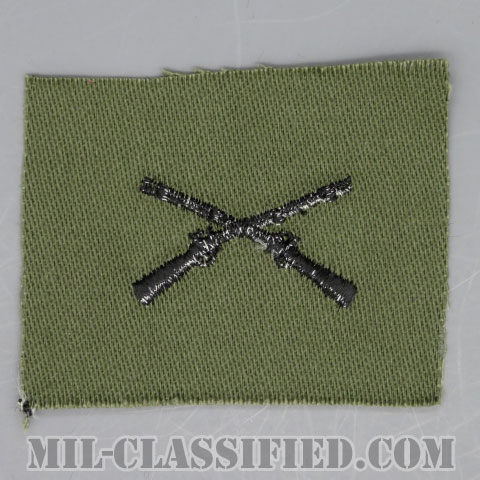 歩兵科章（Infantry Branch Insignia）[サブデュード/兵科章/1960s/コットン100％/パッチ/1点物]の画像
