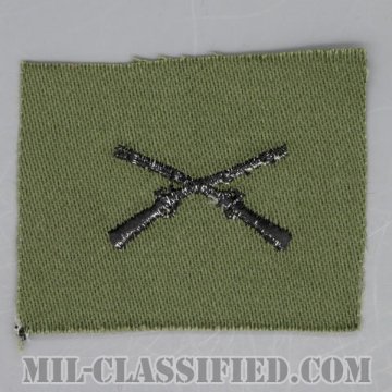 歩兵科章（Infantry Branch Insignia）[サブデュード/兵科章/1960s/コットン100％/パッチ/1点物]の画像