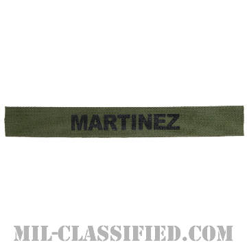 MARTINEZ [サブデュード/ネームテープ/プリントタイプ/パッチ/レプリカ]の画像