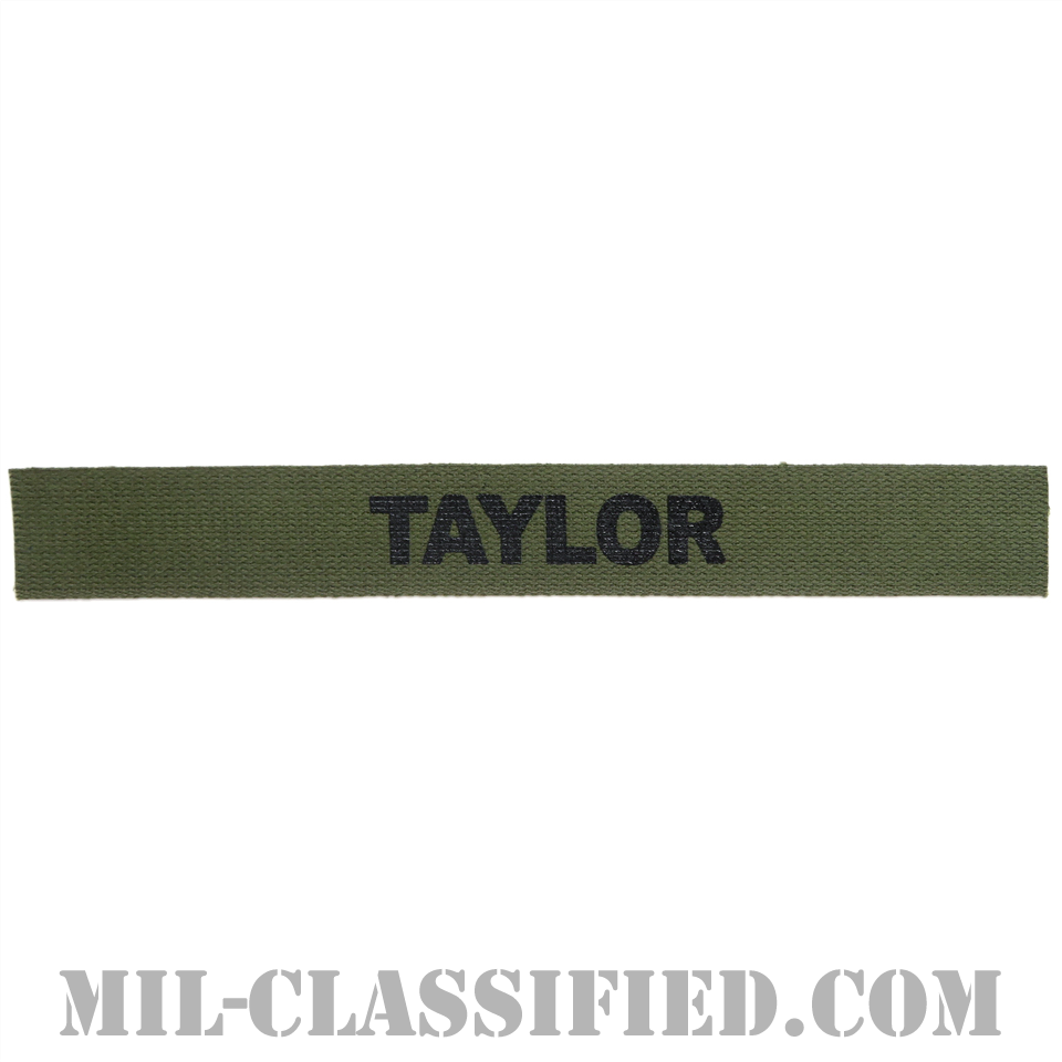 TAYLOR [サブデュード/ネームテープ/プリントタイプ/パッチ/レプリカ]の画像