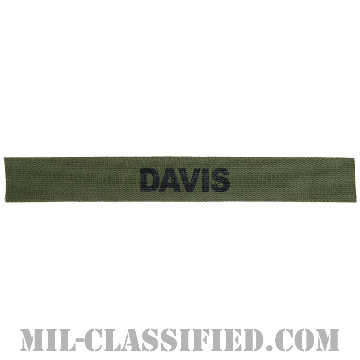 DAVIS [サブデュード/ネームテープ/プリントタイプ/パッチ/レプリカ]の画像