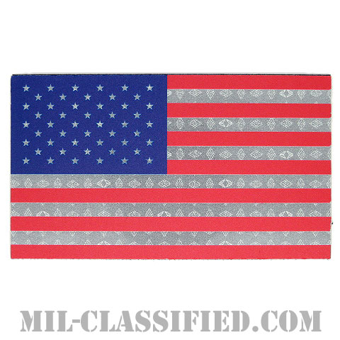 星条旗 カラー（フォワード）（USA Flag (Forward)）[IR（赤外線）反射素材/ベルクロ付パッチ]の画像