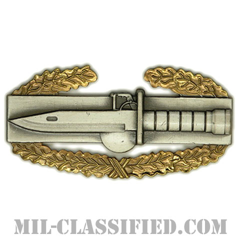マスター戦闘行動章（Master Combat Action Badge (MCAB)）[カラー/燻し銀/バッジ]の画像