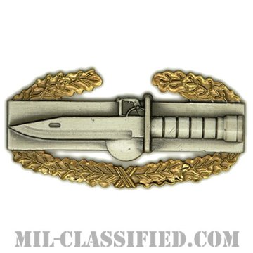 マスター戦闘行動章（Master Combat Action Badge (MCAB)）[カラー/燻し銀/バッジ]の画像