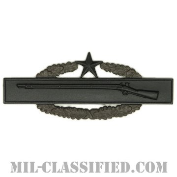 マスター戦闘歩兵章 (セカンド)（Master Combat Infantryman Badge (MCIB), Second Award）[サブデュード（ブラックメタル）/バッジ]の画像
