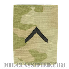 一等兵（Private Second Class (PV2)）[OCP（3C）/ゴアテックスパーカー用スライドオン階級章]の画像