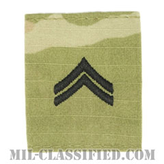 伍長（Corporal (CPL)）[OCP（3C）/ゴアテックスパーカー用スライドオン階級章]の画像