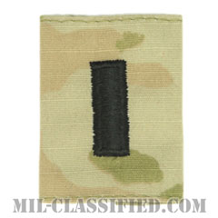 中尉（First Lieutenant (1LT)）[OCP（3C）/ゴアテックスパーカー用スライドオン階級章]の画像