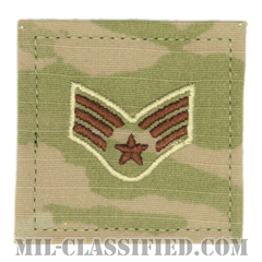 上等空兵（Senior Airman）[OCP（3C）/空軍階級章/ベルクロ付パッチ]の画像