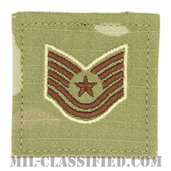 技能軍曹（Technical Sergeant）[OCP（3C）/空軍階級章/ベルクロ付パッチ]の画像