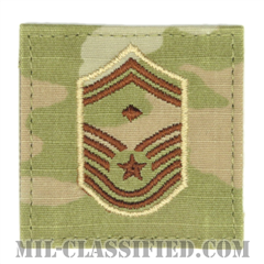 先任上級曹長（First Sergeant (E-8)）[OCP（3C）/空軍階級章/ベルクロ付パッチ]の画像