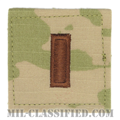 少尉（Second Lieutenant (2LT)）[OCP（3C）/空軍階級章/ベルクロ付パッチ]の画像