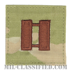 大尉（Captain (CPT)）[OCP（3C）/空軍階級章/ベルクロ付パッチ]の画像