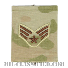 上等空兵（Senior Airman）[OCP（3C）/ゴアテックスパーカー用スライドオン空軍階級章]の画像