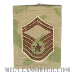 上級曹長（Senior Master Sergeant）[OCP（3C）/ゴアテックスパーカー用スライドオン空軍階級章]の画像