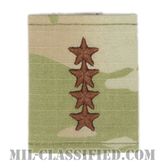 大将（General (GEN)）[OCP（3C）/ゴアテックスパーカー用スライドオン空軍階級章]の画像